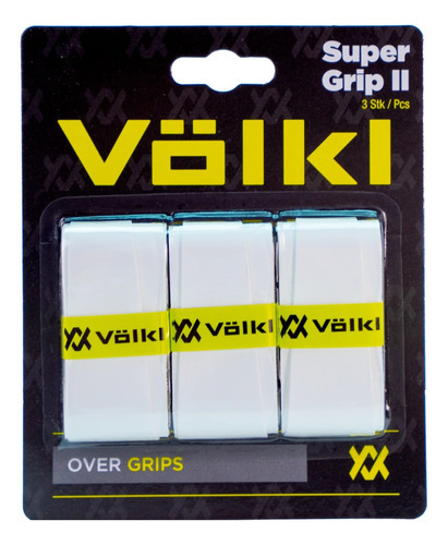 Overgrip Raqueta Tenis Volkl Super Grip Il Pack X3 Color Blanco
