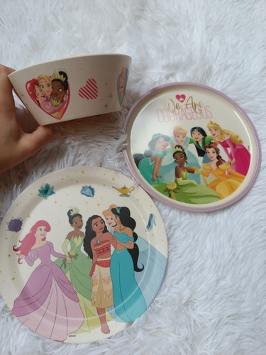 Plato Llano Hondo Princesas Disney Zak Designs Melamina