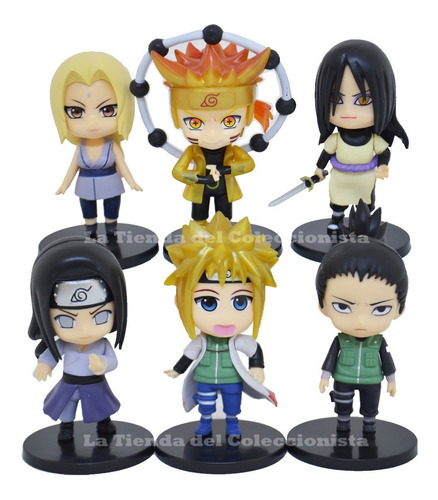 Naruto Six Path Tsunade Orochimaru Minato Figuras Shikamaru