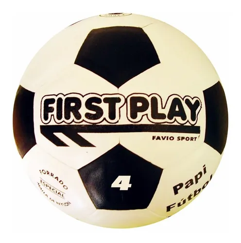 Pelota F tbol First Play Futsal N4 100 Cuero Favio Sport