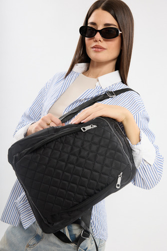 Mochila Colores Mujer Urbana Moda Viaje Nueva Importada Negro Cuadros