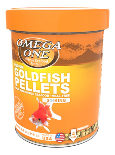 Alimento Para Peces Omega One Goldfish Pellets 4mm 119g