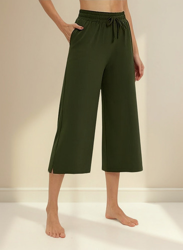 Pantalones Tipo Mantapescador Capri Yoga Beach Para Mujer
