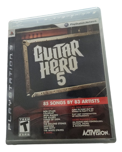Guitar Hero 5 Ps3 Fisico (Reacondicionado)