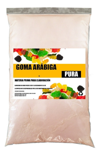 Goma Arabiga Polvo Pura Gelificante Espesante  Food X 1kg