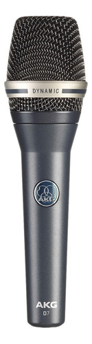 Microfone AKG D7 Dinâmico Supercardióide cor azul-escuro