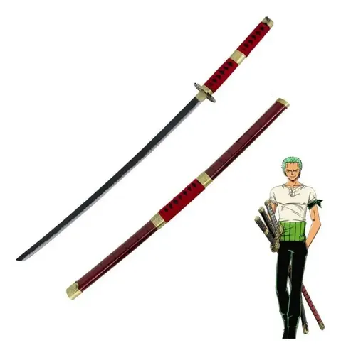 Katamalazoo/KTZ1/シースルーレッド/1P.U. Katana Roja Sandai Kitetsu Zoro One Piece Espada Ornamental