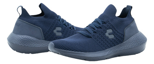 Tenis Charly Walking Relax Para Caballero Color Marino Suela Eva
