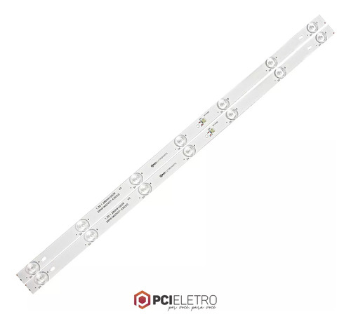 Kit 2 Barras De Led Compatível Ph28n91 Ph28n91d Ph28n91dsgw  Pci Eletro Parts