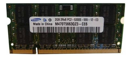Memória RAM  2GB 1 Samsung M470T5663QZ3-CE6