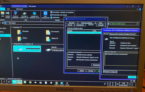 Cpu Pc 500gb 4gb Ram+mb Quad Core +lectograb Lg + Win 10 Pro
