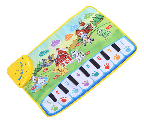 Alfombra De Piano Baby Mat Music Para Niños Gateando, Educat