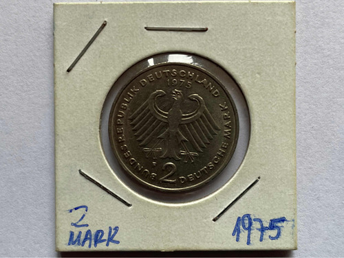Moneda 2 Mark 1975 Alemania