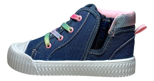 Tenis Para Niña Mezclilla Multicolor Bubble Gummers 12-17