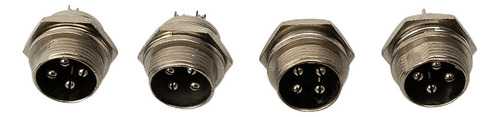 Accesorios Piezas De Conector De Enchufe De Aviación De 4 Pi