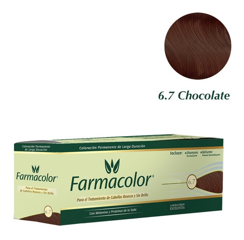 Farmacolor Indiv Chocolate N°6.7 X 1 Estuche. De Fábrica.