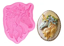 Comprar Moldes De Silicona De Unicornio De Muyulin Para Fondant De