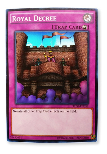 Yugi-oh! Royal Decree Thsf-en058 Super