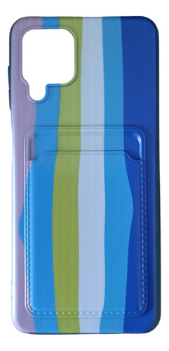 Funda Case Tarjetero Multicolor Para Samsung Galaxy A22 4g