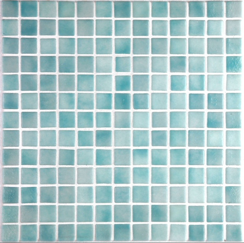 Malla Ezarri Venecita Vidrio Pileta Niebla Aqua 31x50