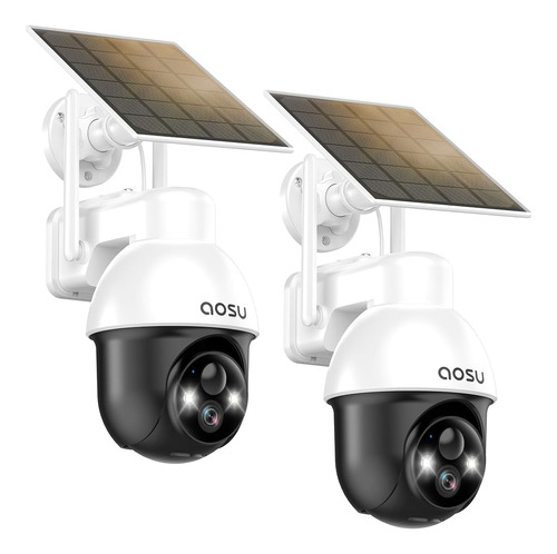Aosu Solar Camera Security Outdoor - Security Cameras Wirele