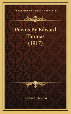 Libro Poems By Edward Thomas (1917) - Thomas, Edward