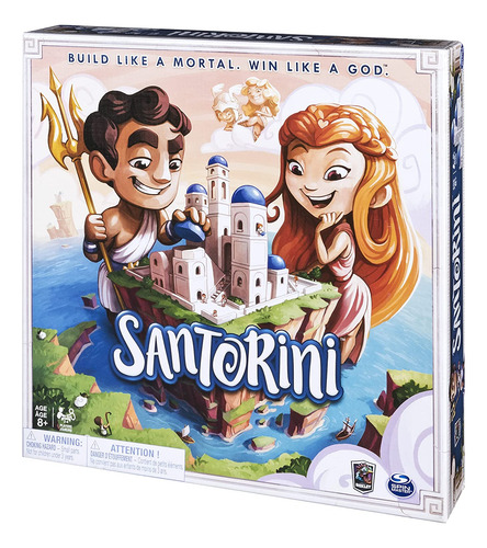 Santorini, Estrategia Juego De Mesa Familiar 2-4 Jugadores C