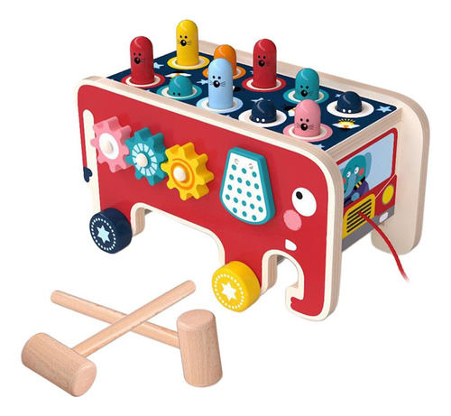 Banco De Martillos Y Bate Montessori Beat Toys Set