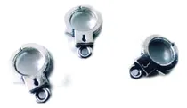 Comprar 10 Dijes Esposas De Metal 15mm Plateadas
