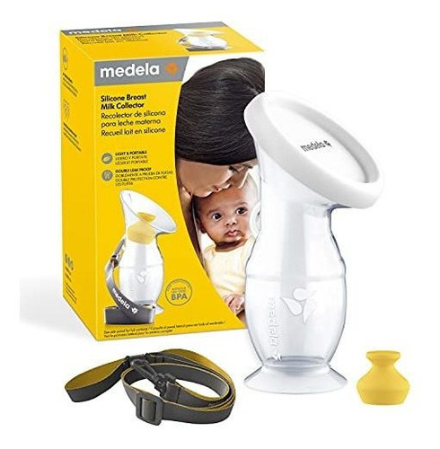 Extractor De Lactancia Manual De Silicona Con Tapon Blanco