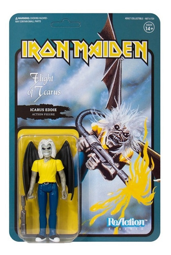 Iron Maiden Reaction Flight Of Icarus Eddie Super 7