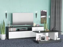 Comprar Combo Rack Mesa Rack Tv Led + Mesa Ratona Melamina Living