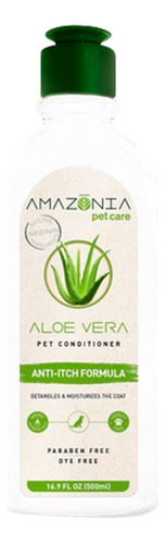 Acondicionador Aloe Vera Amazonia Para Perros Y Gatos 500 Ml