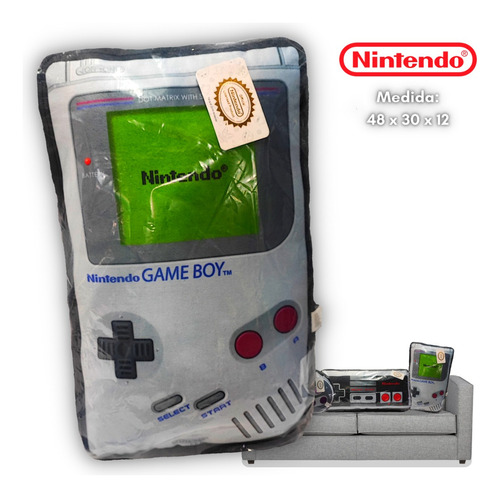 Cojín Almohada Gameboy Classic - Nintendo