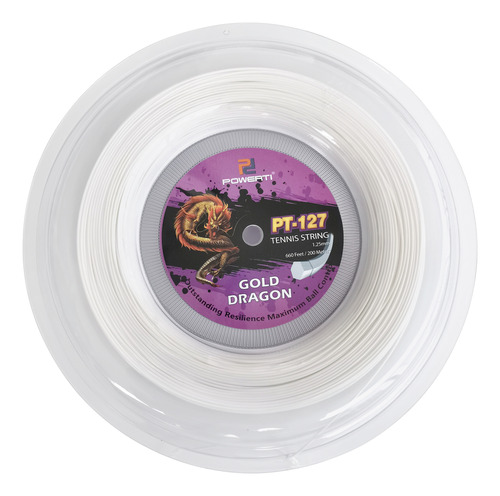 Raqueta De Tenis Tennis String De 1,23 Mm, 200 M/660 Pies