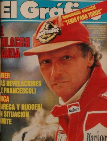 El Grafico 3394 Niki Lauda Campeon Mundial Formula 1 Niki