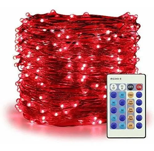 Luces De Hadas Rojas Compatibles Con Er Chen