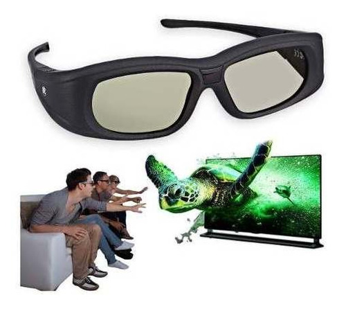 Lentes Anteojos 3d De Obturador Activo Con Bluetooth Para Tv