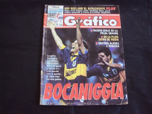 Revista El Grafico # 3992 - Tapa Boca Caniggia