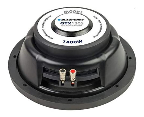 Imagen 2 de 5 de Subwoofer Plano Gtx120s Blaupunkt 12 1400 W 4 Ohms 300 Rms