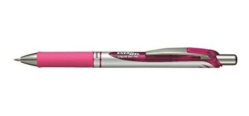 Bolígrafo De Gel Retráctil Pentel Bl77 Energel - Rosa