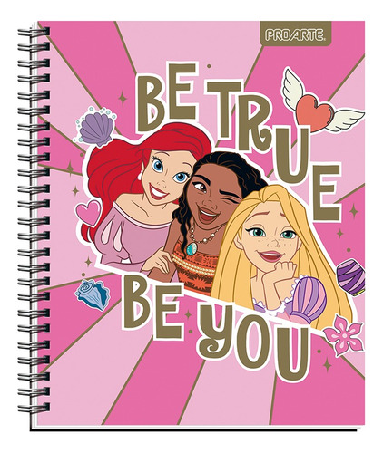 Cuaderno Universitario Princesas Disney Be You 100hojas 7mm