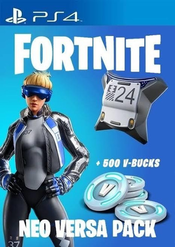 Fortnite Neo Versa + 500 V - Bucks (ps4) Codigo!!