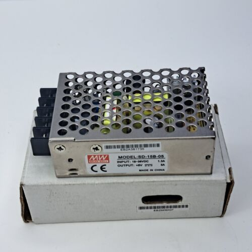Mean Well Sd-15b-05 Power Supply 5 Vdc Output Ffq