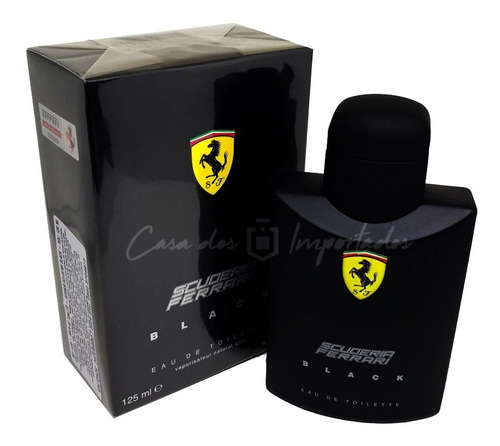 Scuderia Ferrari Black 125ml | Ganhe Amostra De Brinde