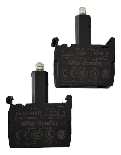Módulo Alimentación 800f-n3r Allen-bradley Led 24v Lote 2pz