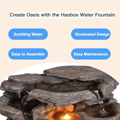 Fuente De Agua De Mesa En Cascada Para Interiores