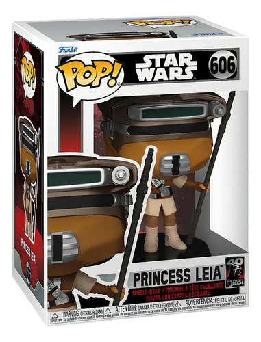 Figura De Accion Princess Leia 606 Star Wars Funko Pop 