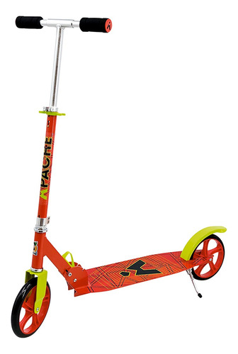 Apache Scooter Plegable Rojo 200mm Para Niños Y Jóvenes