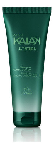 Shampoo Masculino Cabelo E Corpo Natura Kaiak Aventura 125ml